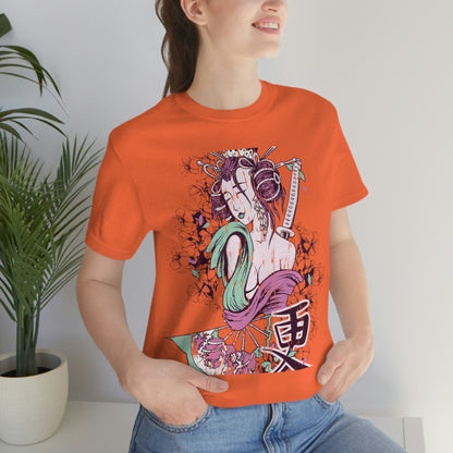 Geisha Girl, Unisex Jersey Short Sleeve Tee