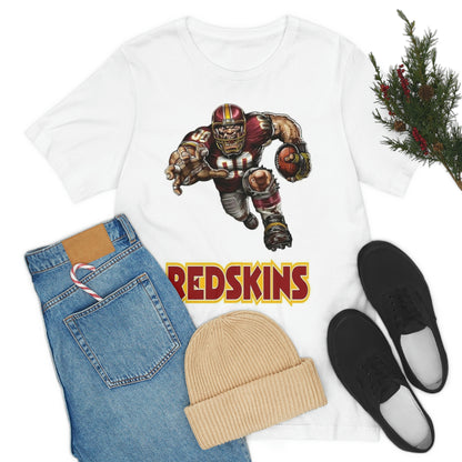 Redskins Football Sports Team Jersey Short Sleeve Tee