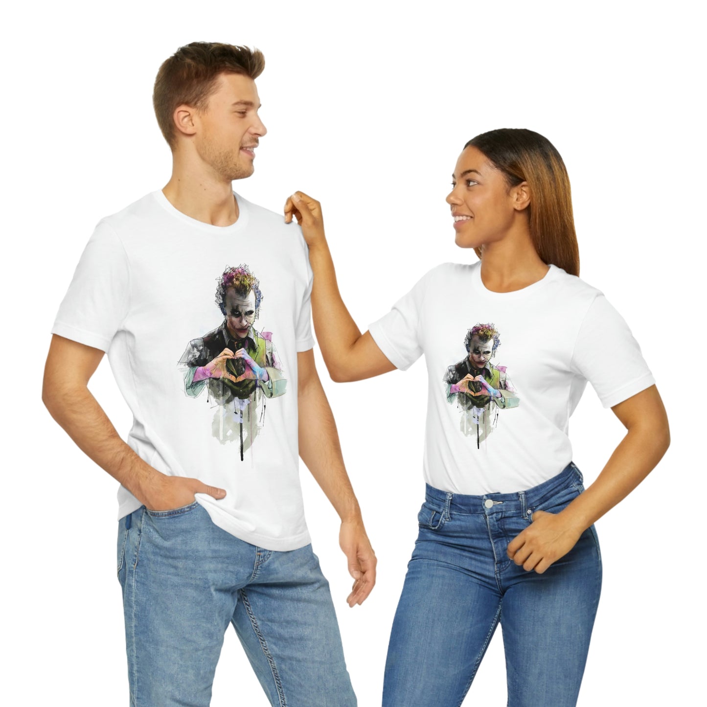 Man Who Stole Our Hearts, Joker Unisex Jersey Short Sleeve Tee