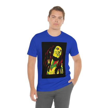 Raggae Music Legend , Unisex Jersey Short Sleeve Tee