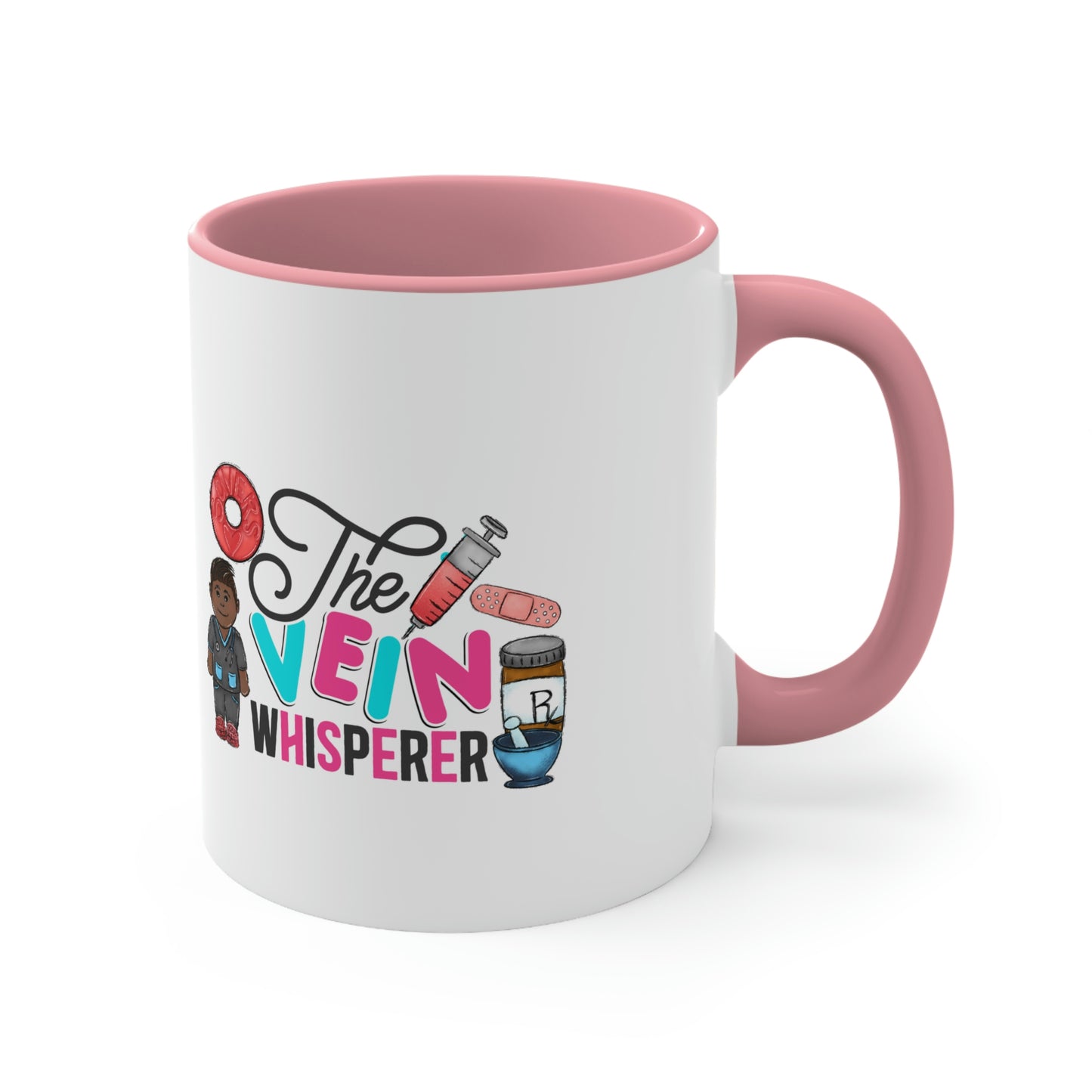 Nurse, Rn, Male 2, The Vein Whisperer, Coffee Mug, 11oz