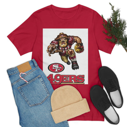 California 49ers Football Sports Team Jersey Short Sleeve Tee