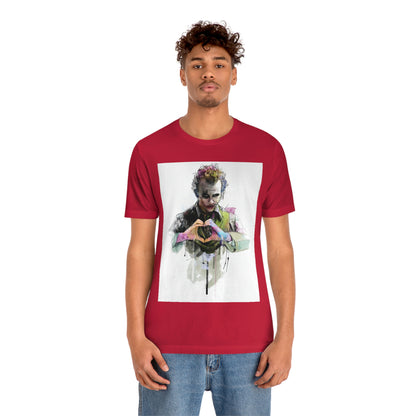 Man Who Stole Our Hearts, Joker Unisex Jersey Short Sleeve Tee