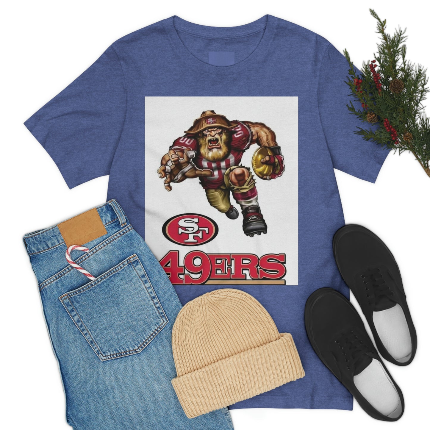 California 49ers Football Sports Team Jersey Short Sleeve Tee