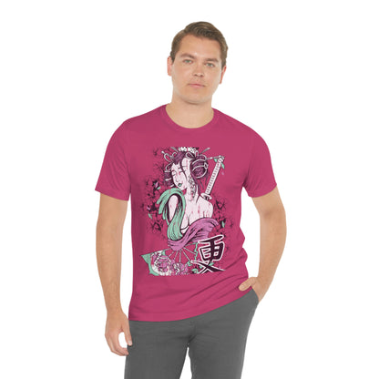 Geisha Girl, Unisex Jersey Short Sleeve Tee