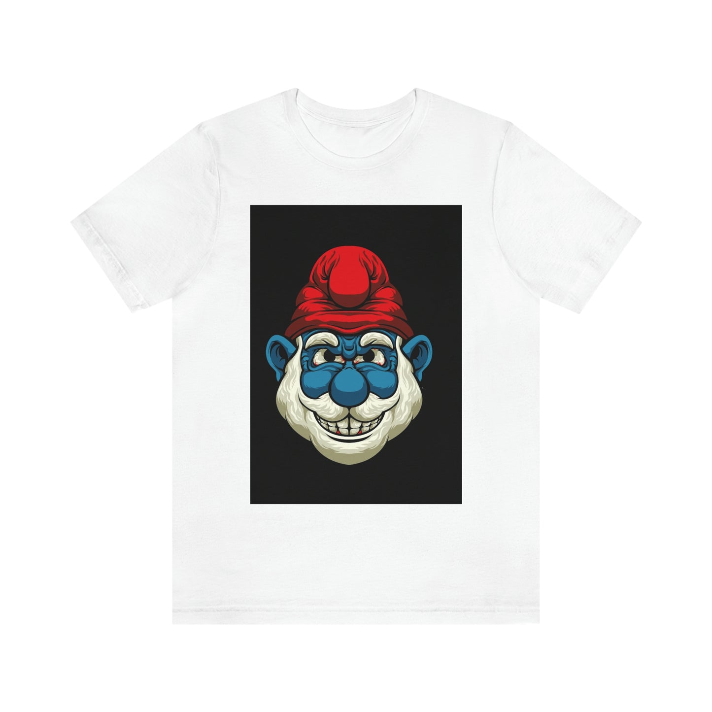 Feisty Smurf, Unisex Jersey Short Sleeve Tee