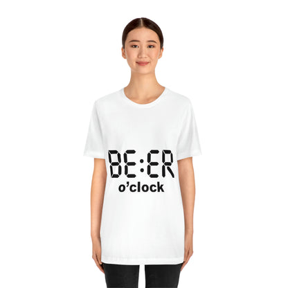 Beer O' Clock, , Unisex Jersey Short Sleeve Tee