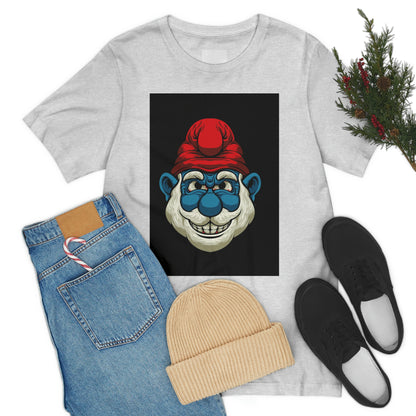 Feisty Smurf, Unisex Jersey Short Sleeve Tee