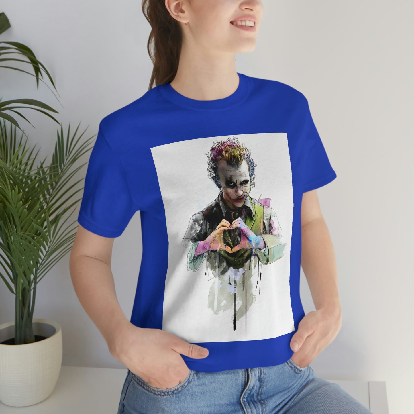 Man Who Stole Our Hearts, Joker Unisex Jersey Short Sleeve Tee