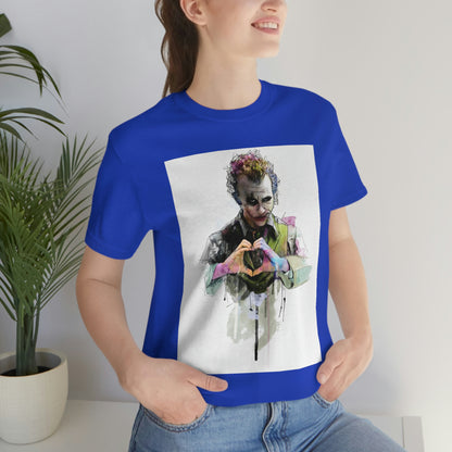 Man Who Stole Our Hearts, Joker Unisex Jersey Short Sleeve Tee