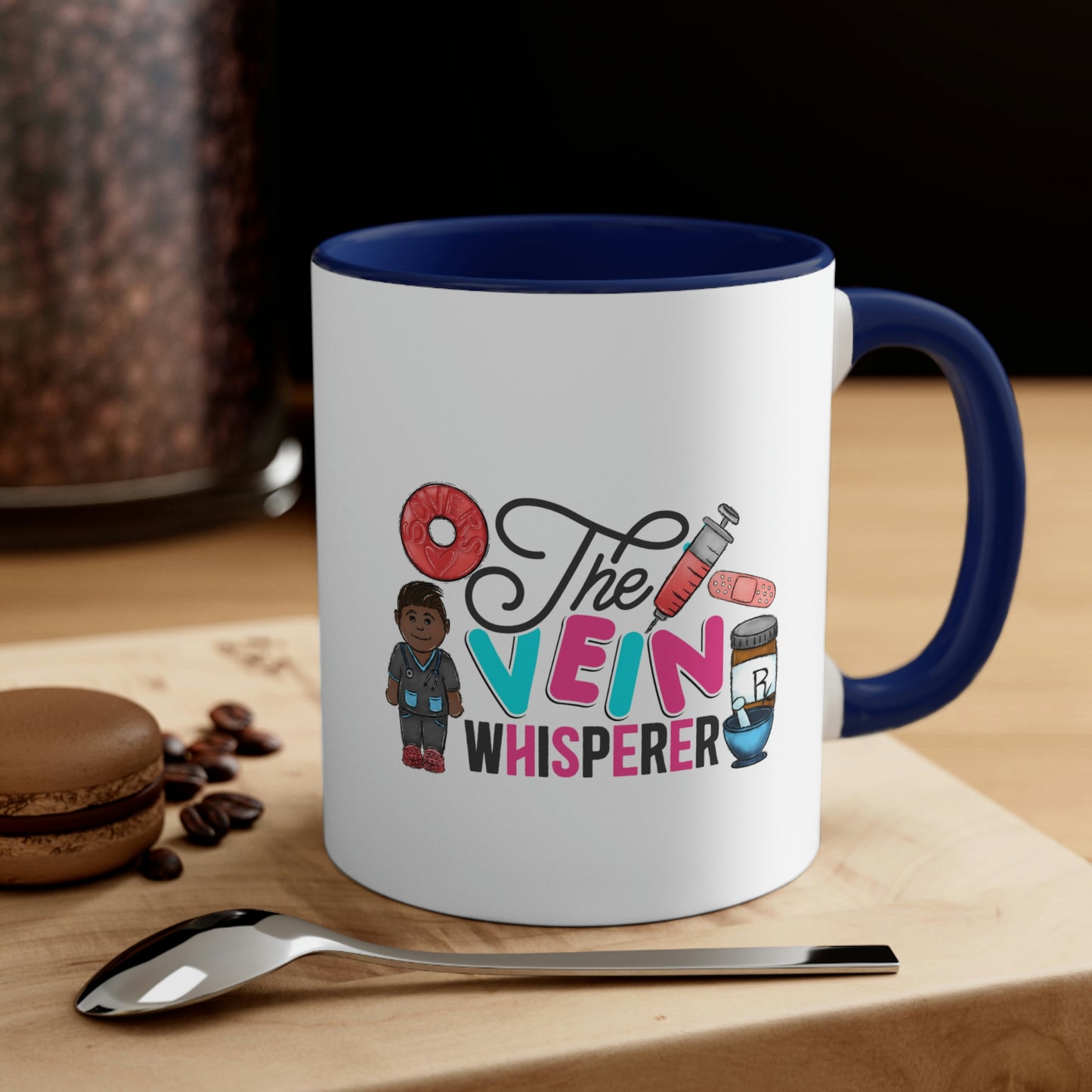 Nurse, Rn, Male 2, The Vein Whisperer, Coffee Mug, 11oz