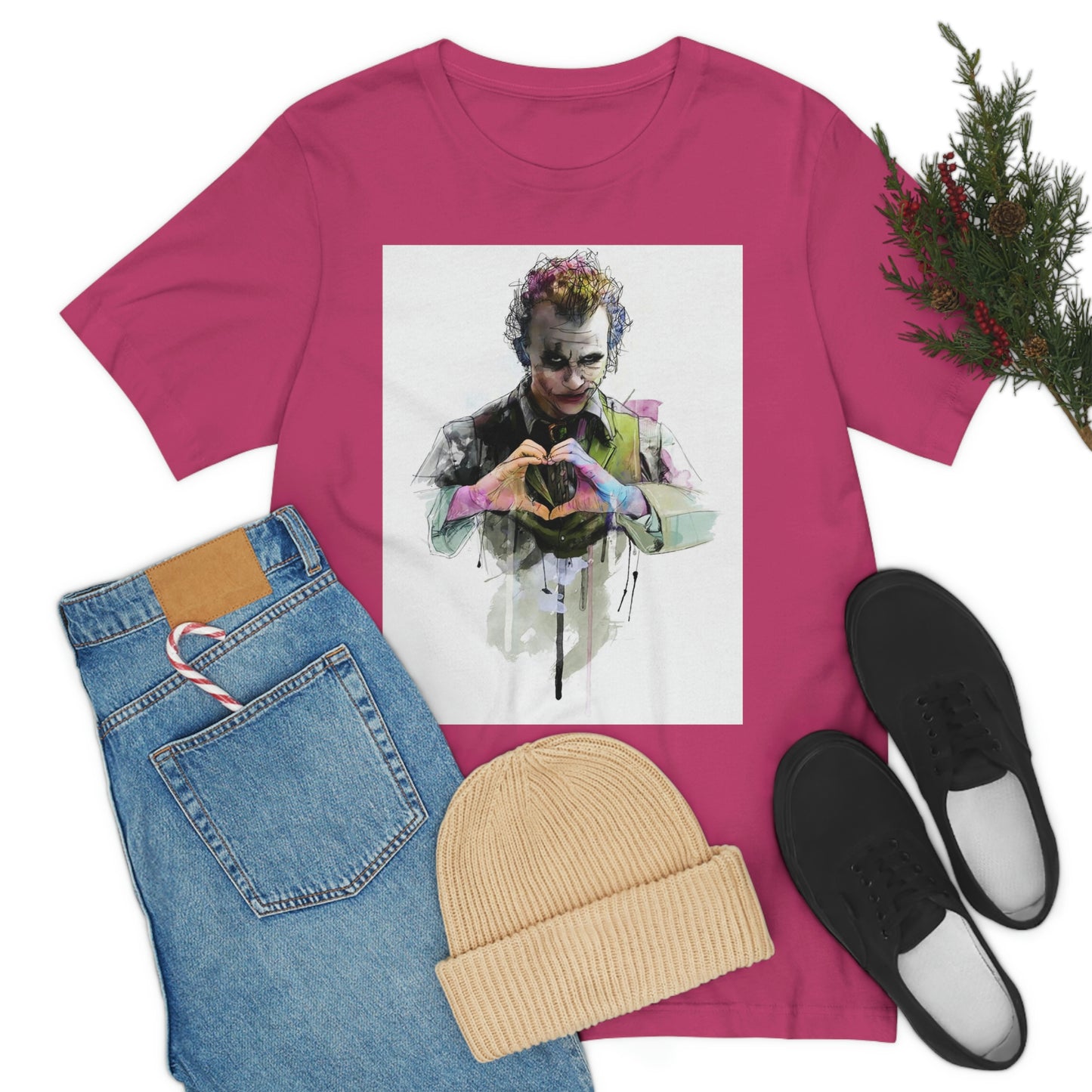 Man Who Stole Our Hearts, Joker Unisex Jersey Short Sleeve Tee