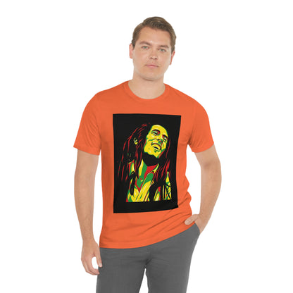 Raggae Music Legend , Unisex Jersey Short Sleeve Tee