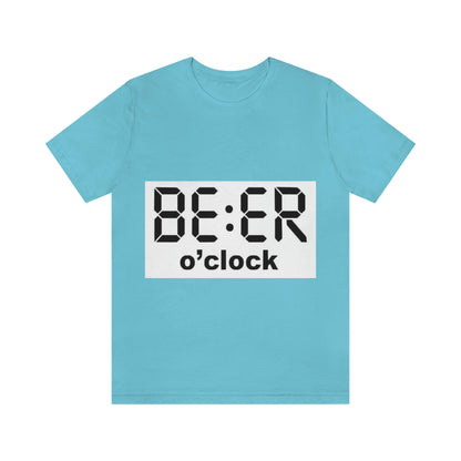 Beer O' Clock, , Unisex Jersey Short Sleeve Tee