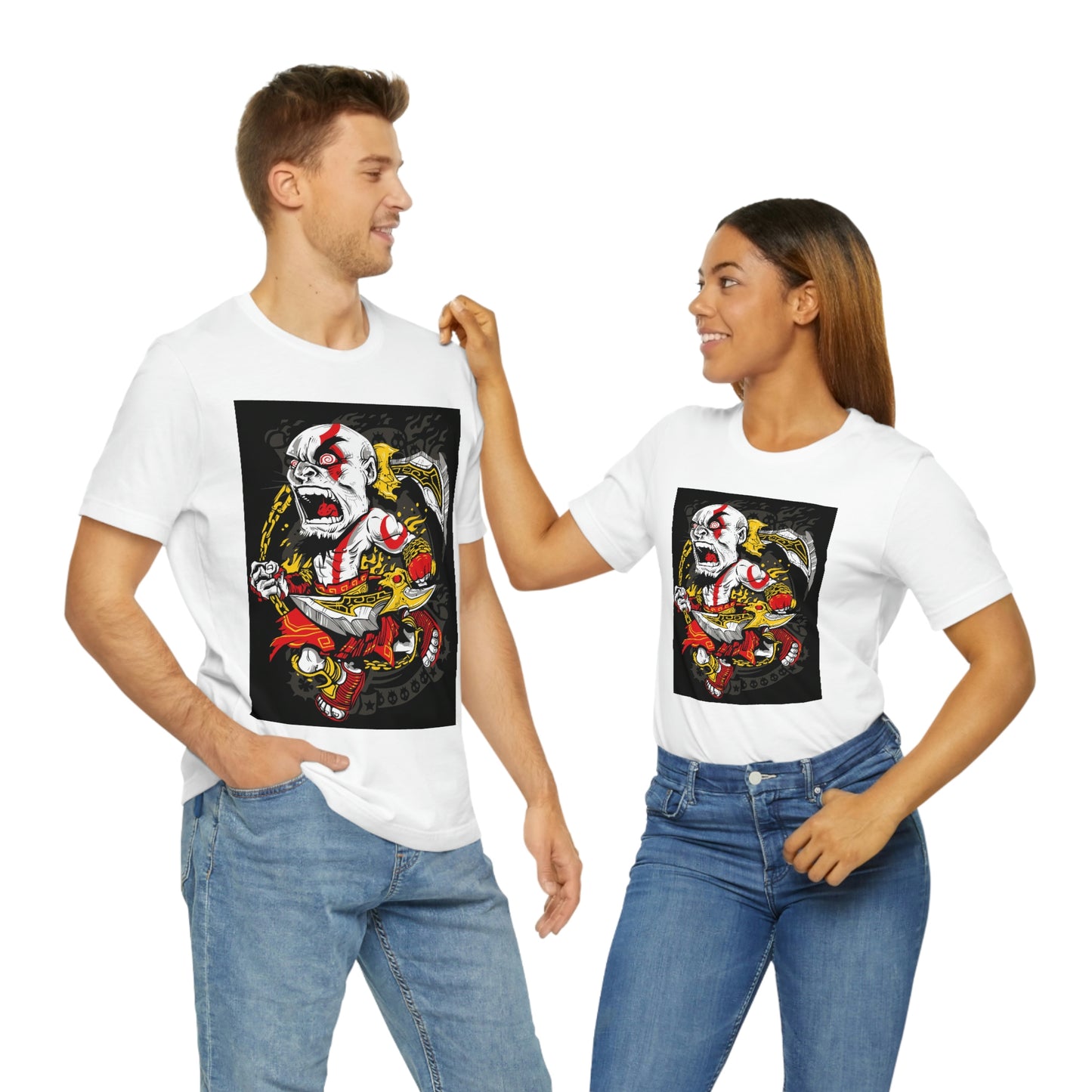 Samurai Warrior, Unisex Jersey Short Sleeve Tee