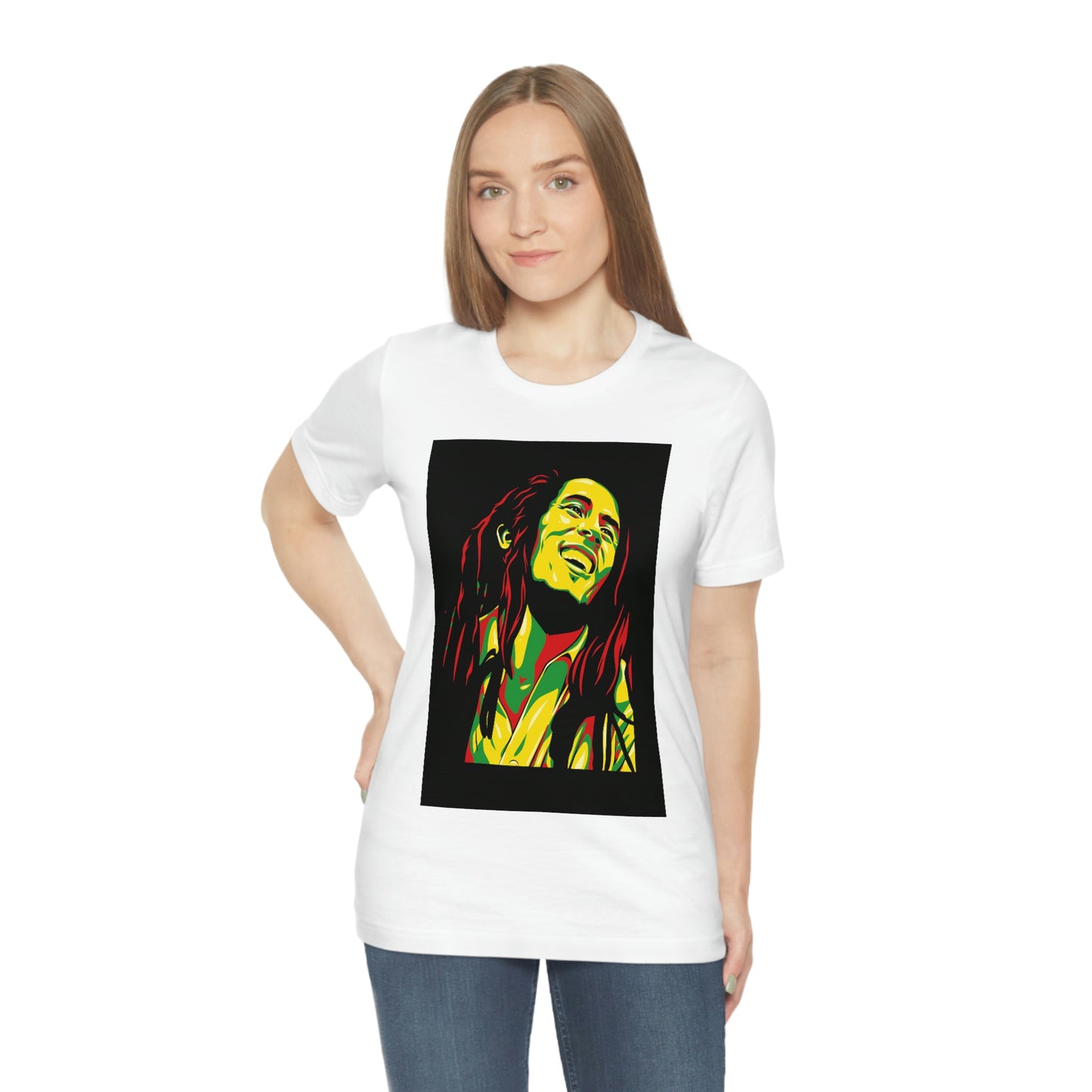 Raggae Music Legend , Unisex Jersey Short Sleeve Tee