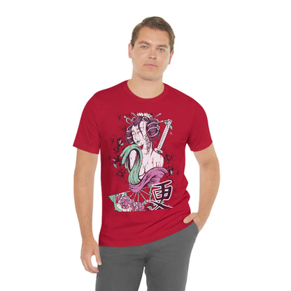 Geisha Girl, Unisex Jersey Short Sleeve Tee