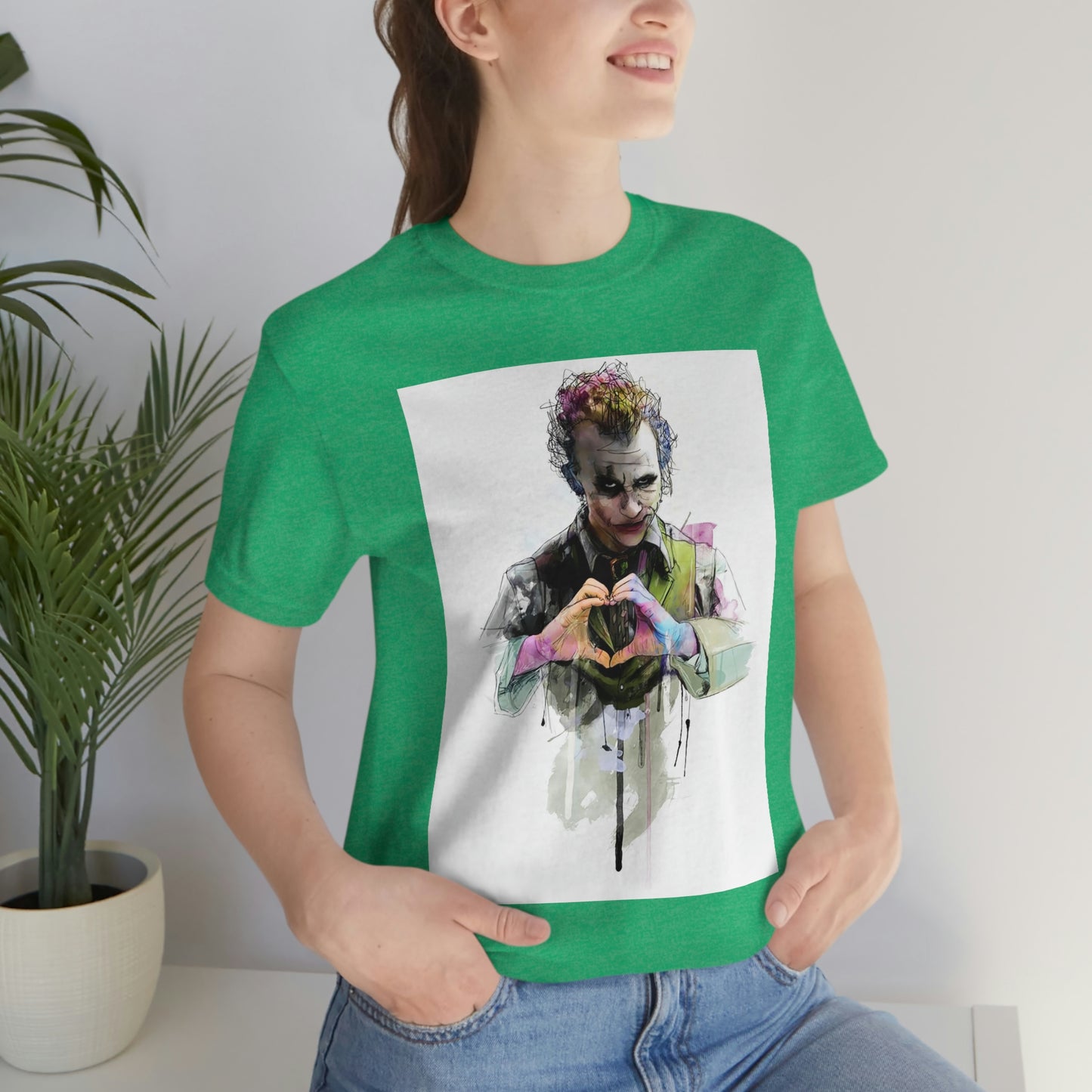 Man Who Stole Our Hearts, Joker Unisex Jersey Short Sleeve Tee