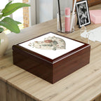 Intricate Hearts by Heron Lake Print 2 Jewelry Box