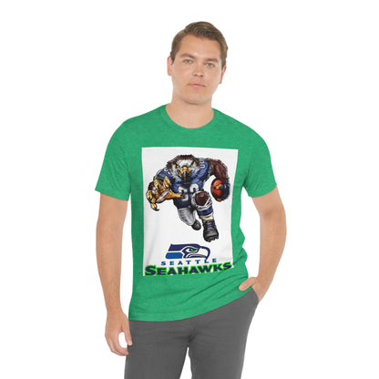 Seattle Football Sports Team Jersey Short Sleeve Tee