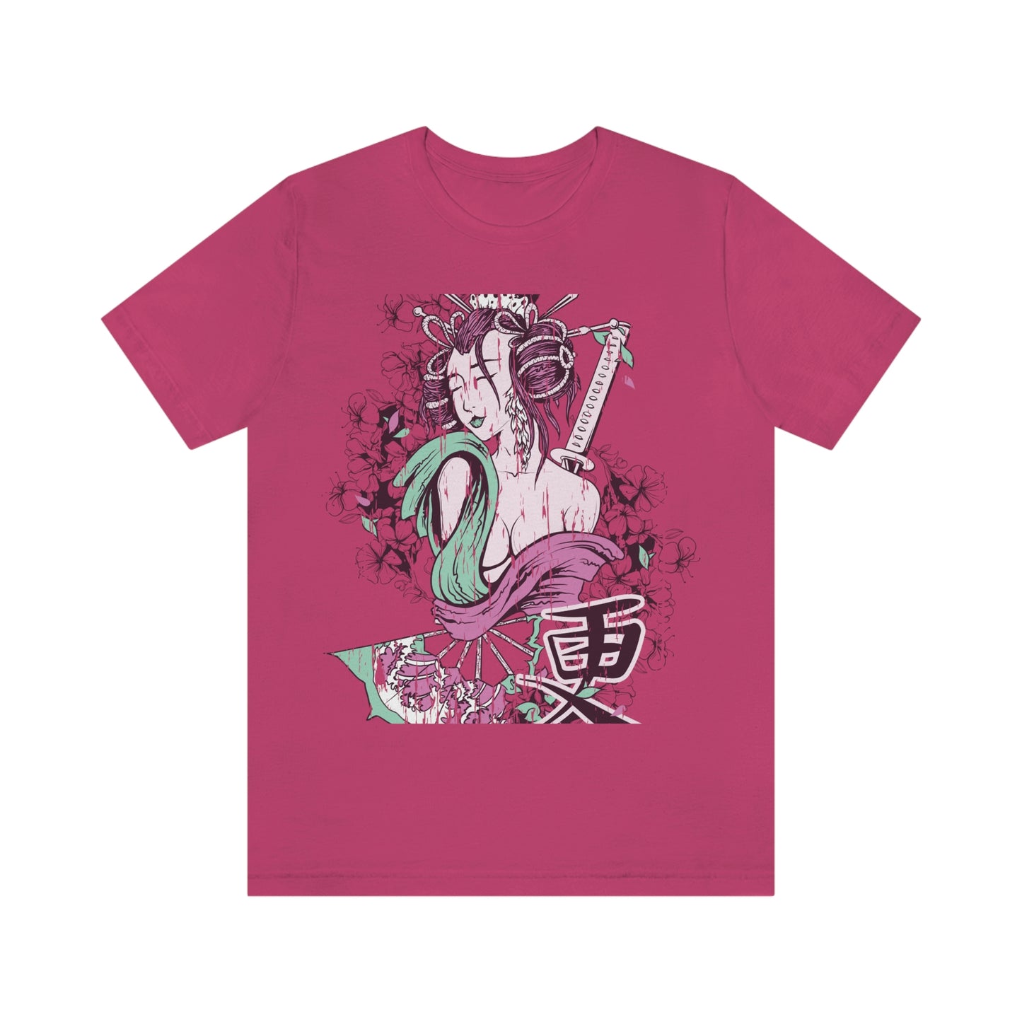 Geisha Girl, Unisex Jersey Short Sleeve Tee