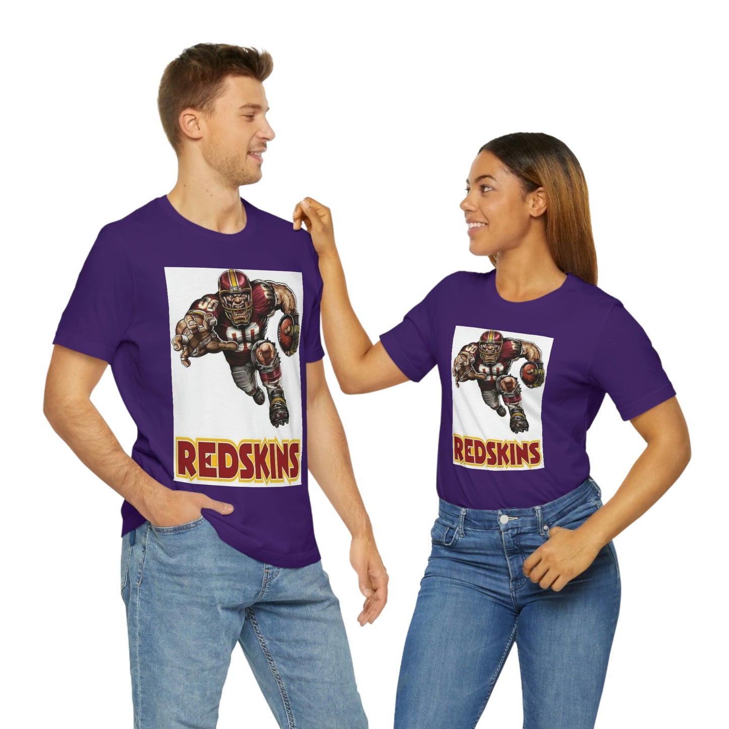 Redskins Football Sports Team Jersey Short Sleeve Tee