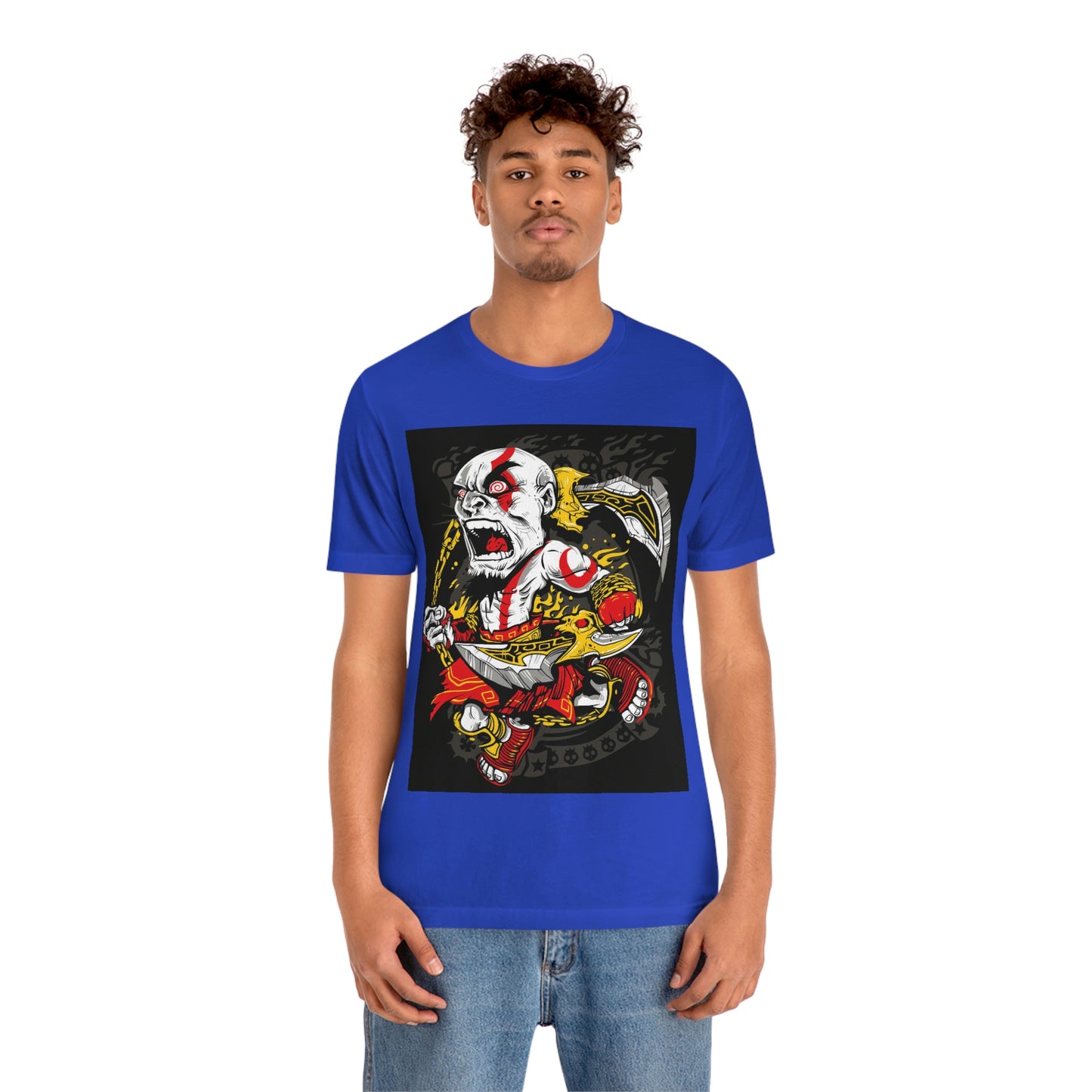 Samurai Warrior, Unisex Jersey Short Sleeve Tee