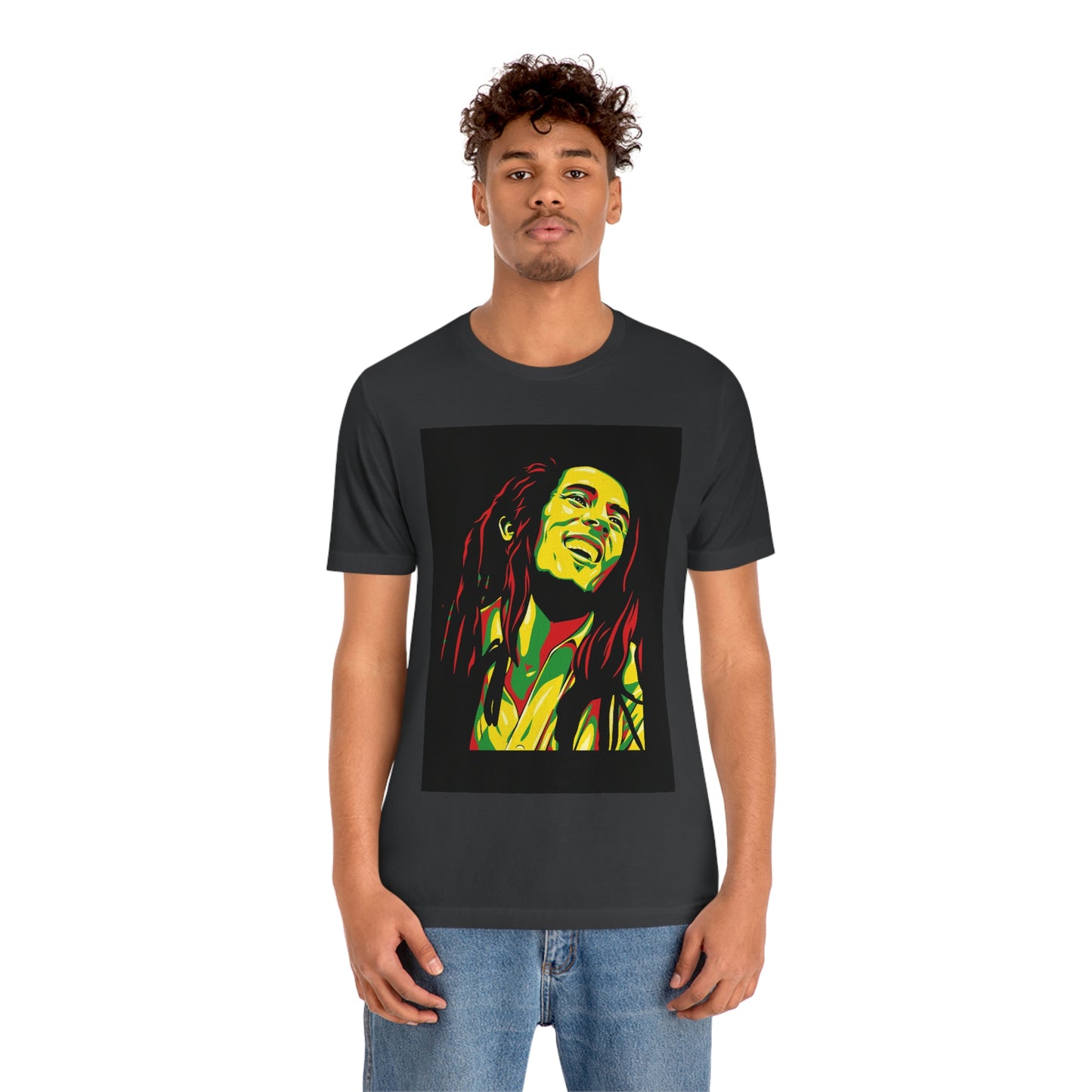 Raggae Music Legend , Unisex Jersey Short Sleeve Tee