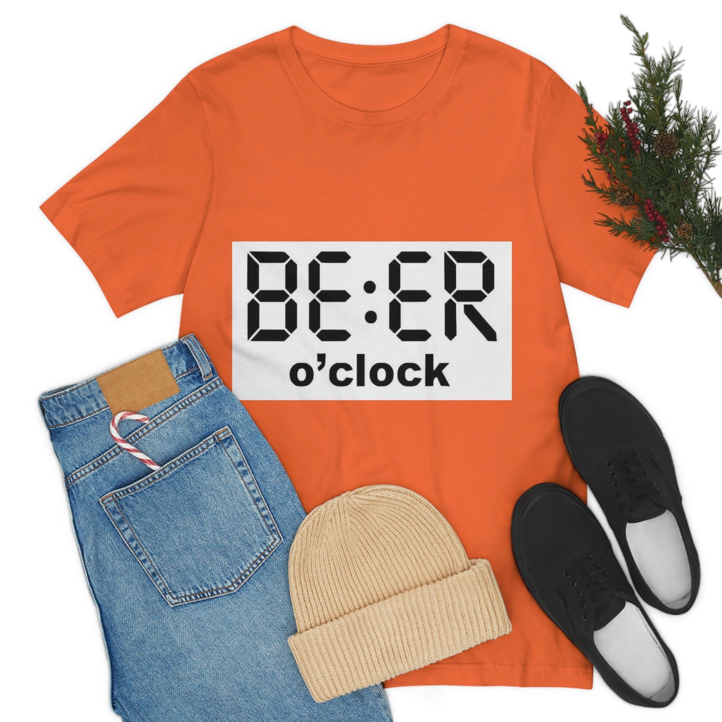 Beer O' Clock, , Unisex Jersey Short Sleeve Tee