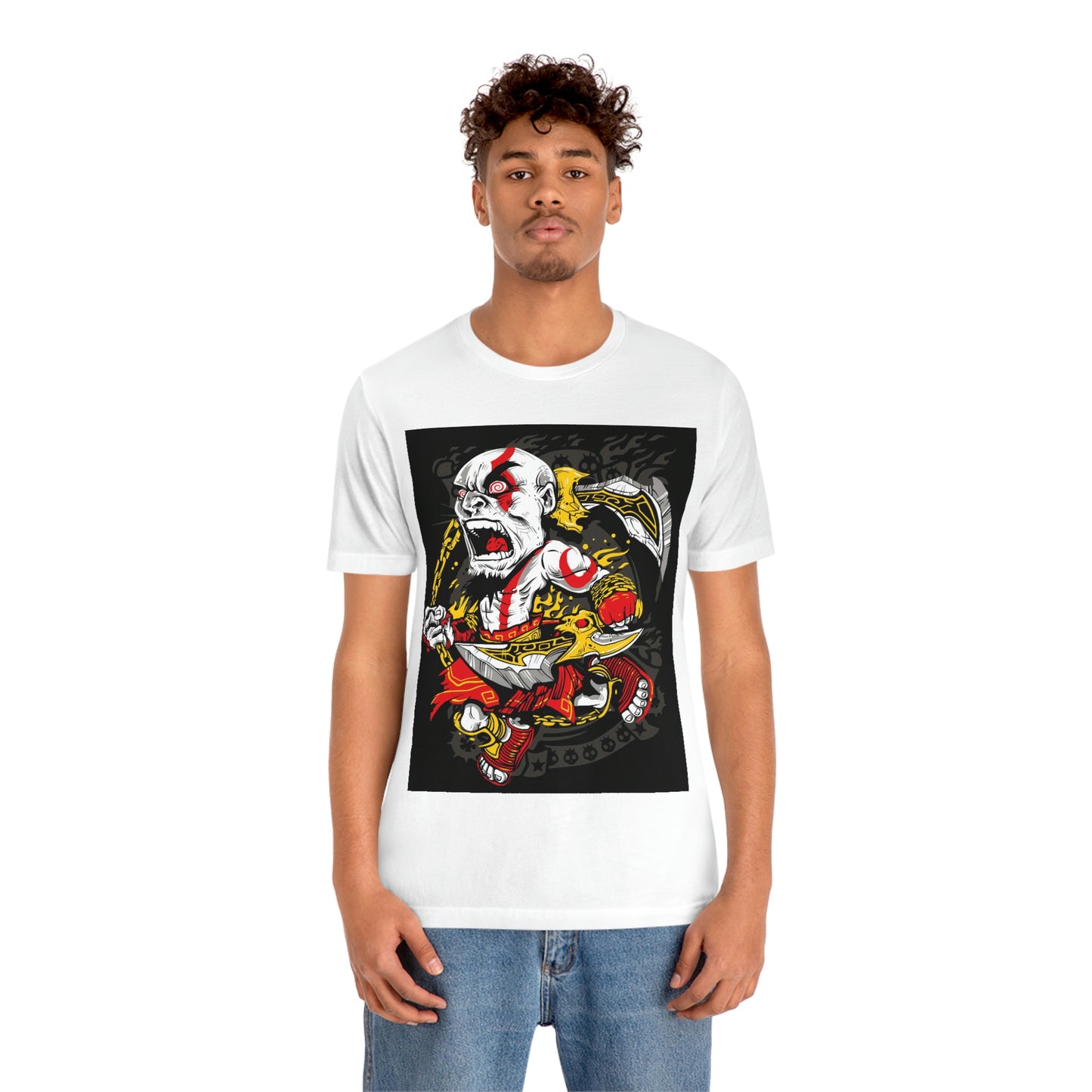 Samurai Warrior, Unisex Jersey Short Sleeve Tee