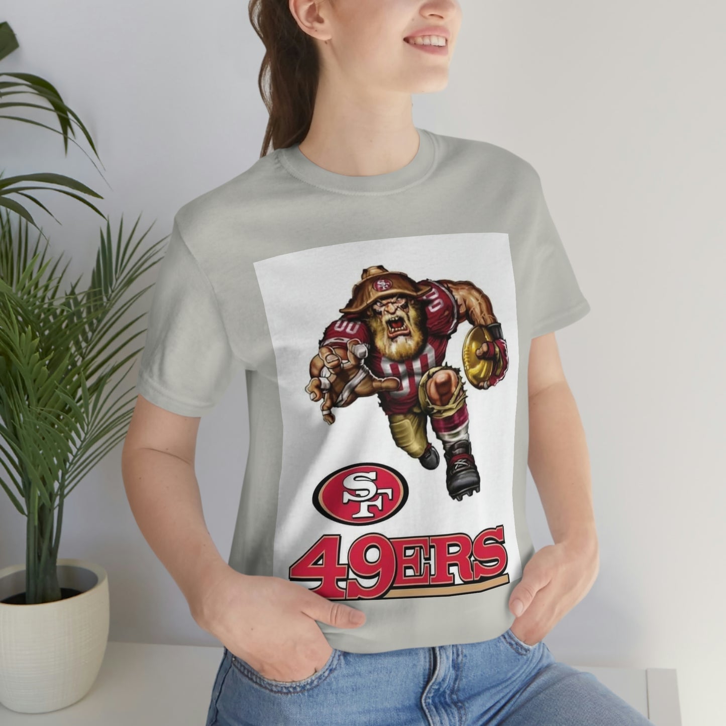 California 49ers Football Sports Team Jersey Short Sleeve Tee