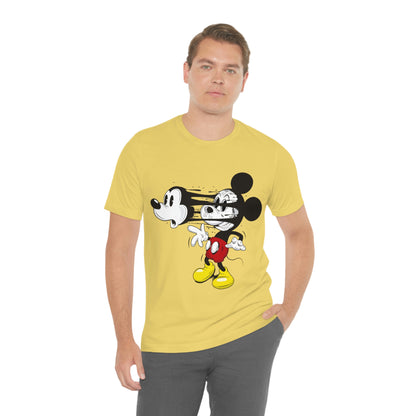 Losing Face Mickey, Unisex Jersey Short Sleeve Tee