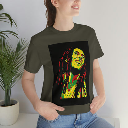 Raggae Music Legend , Unisex Jersey Short Sleeve Tee