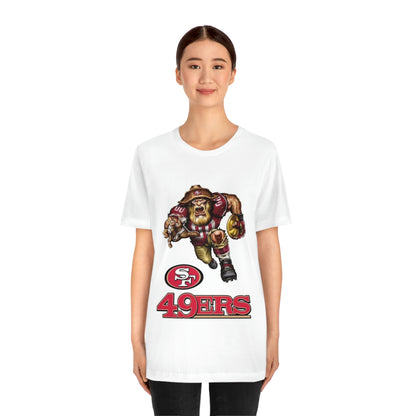 California 49ers Football Sports Team Jersey Short Sleeve Tee