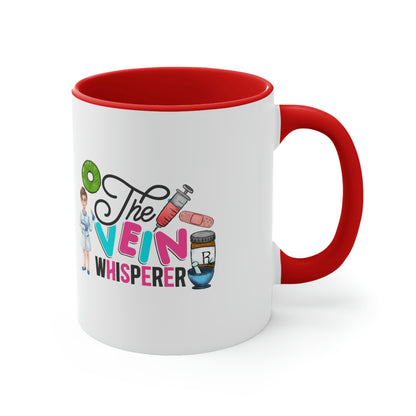 Nurse, Rn, Female 3, The Vein Whisperer, Coffee Mug, 11oz