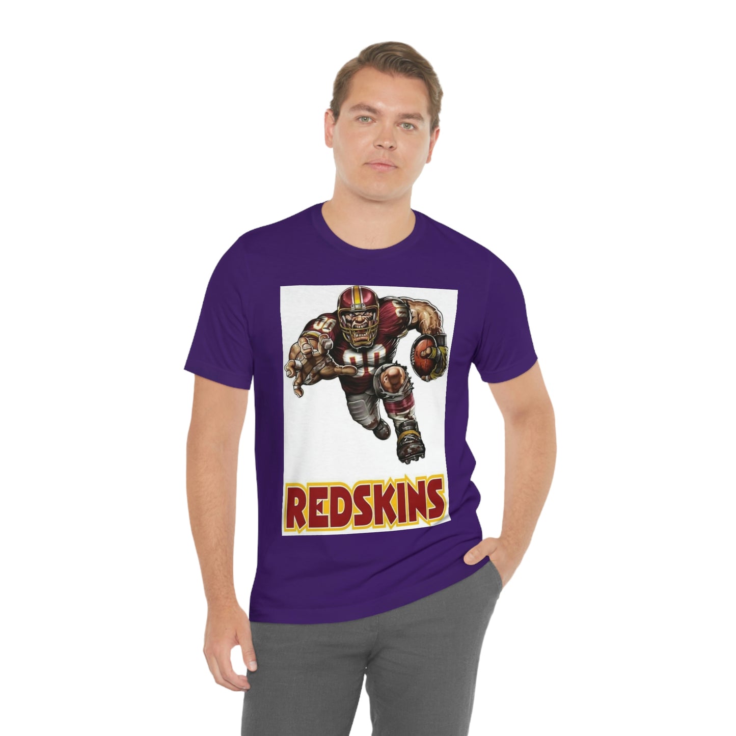 Redskins Football Sports Team Jersey Short Sleeve Tee