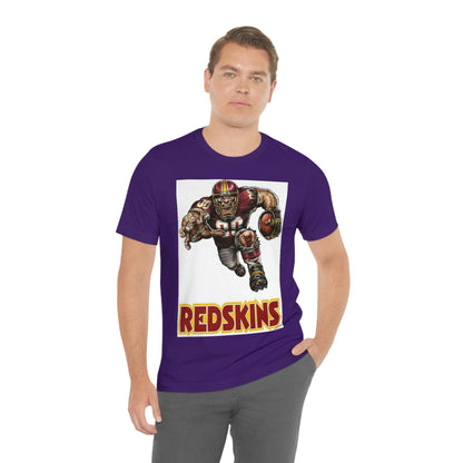 Redskins Football Sports Team Jersey Short Sleeve Tee