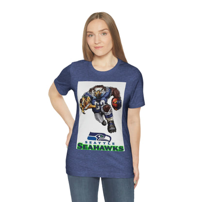 Seattle Football Sports Team Jersey Short Sleeve Tee