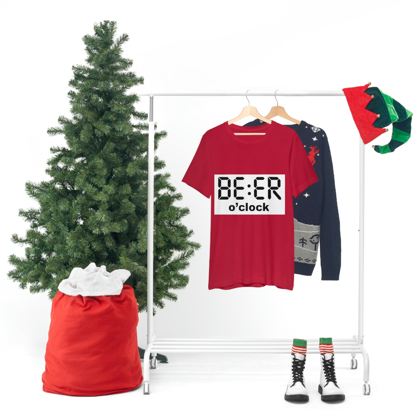 Beer O' Clock, , Unisex Jersey Short Sleeve Tee