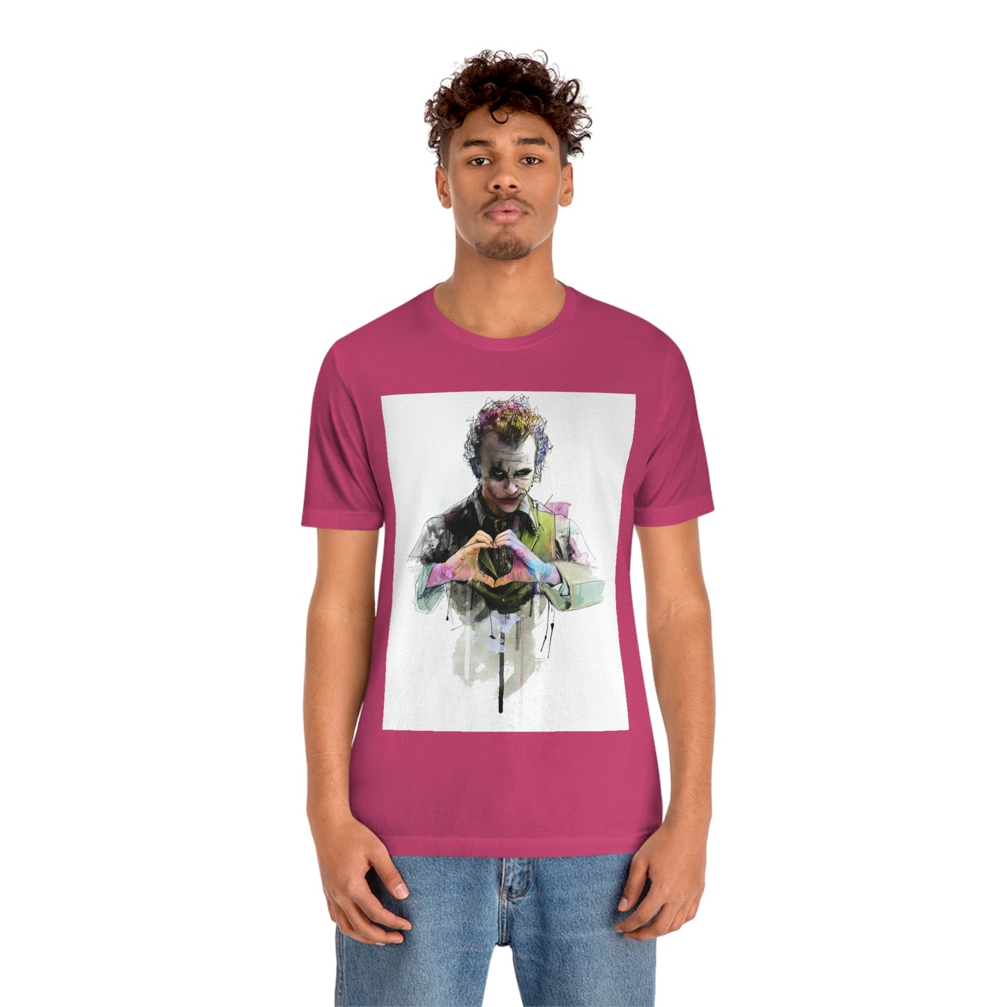 Man Who Stole Our Hearts, Joker Unisex Jersey Short Sleeve Tee