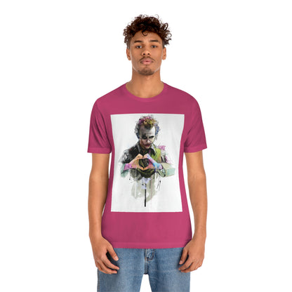 Man Who Stole Our Hearts, Joker Unisex Jersey Short Sleeve Tee