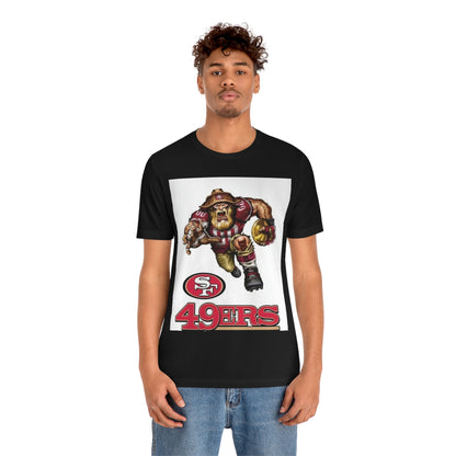 California 49ers Football Sports Team Jersey Short Sleeve Tee