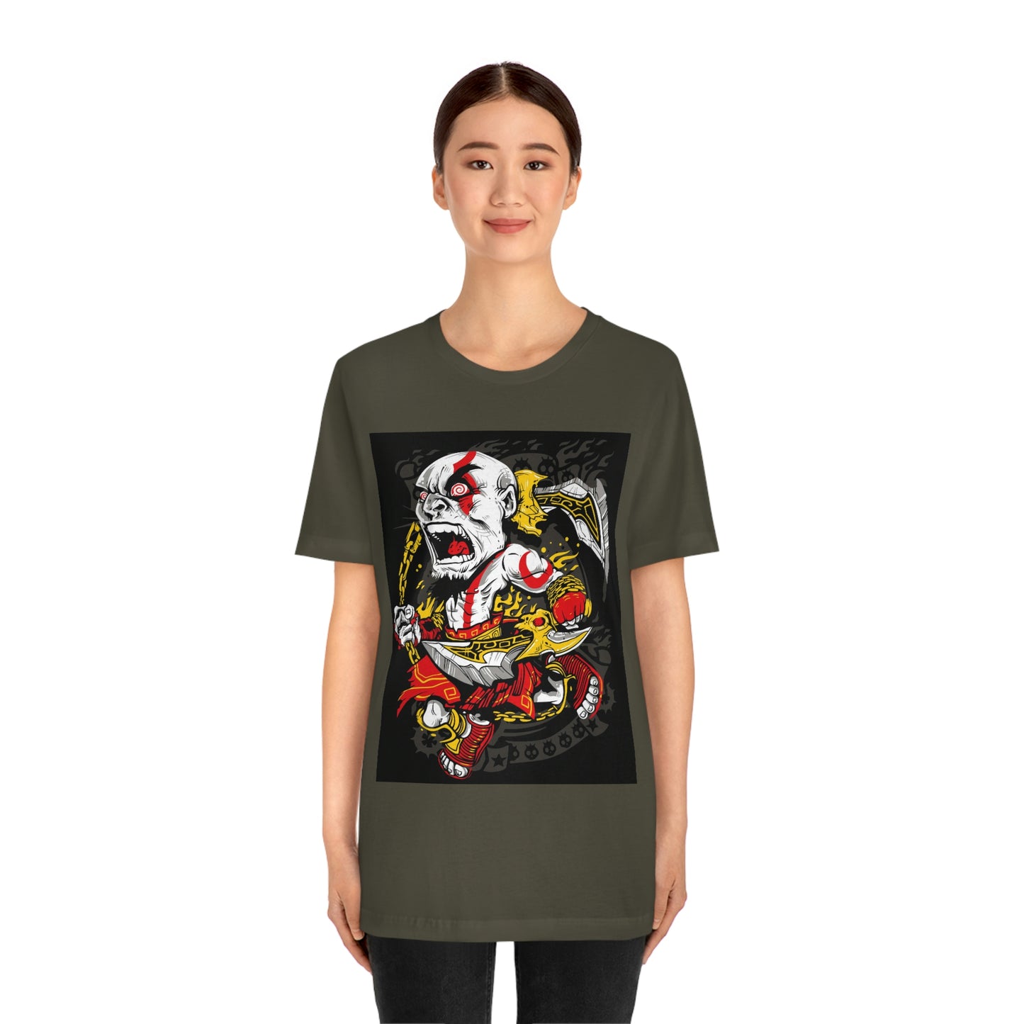 Samurai Warrior, Unisex Jersey Short Sleeve Tee