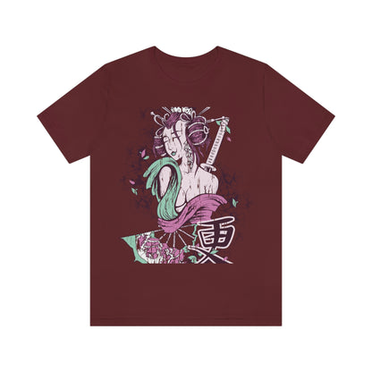 Geisha Girl, Unisex Jersey Short Sleeve Tee