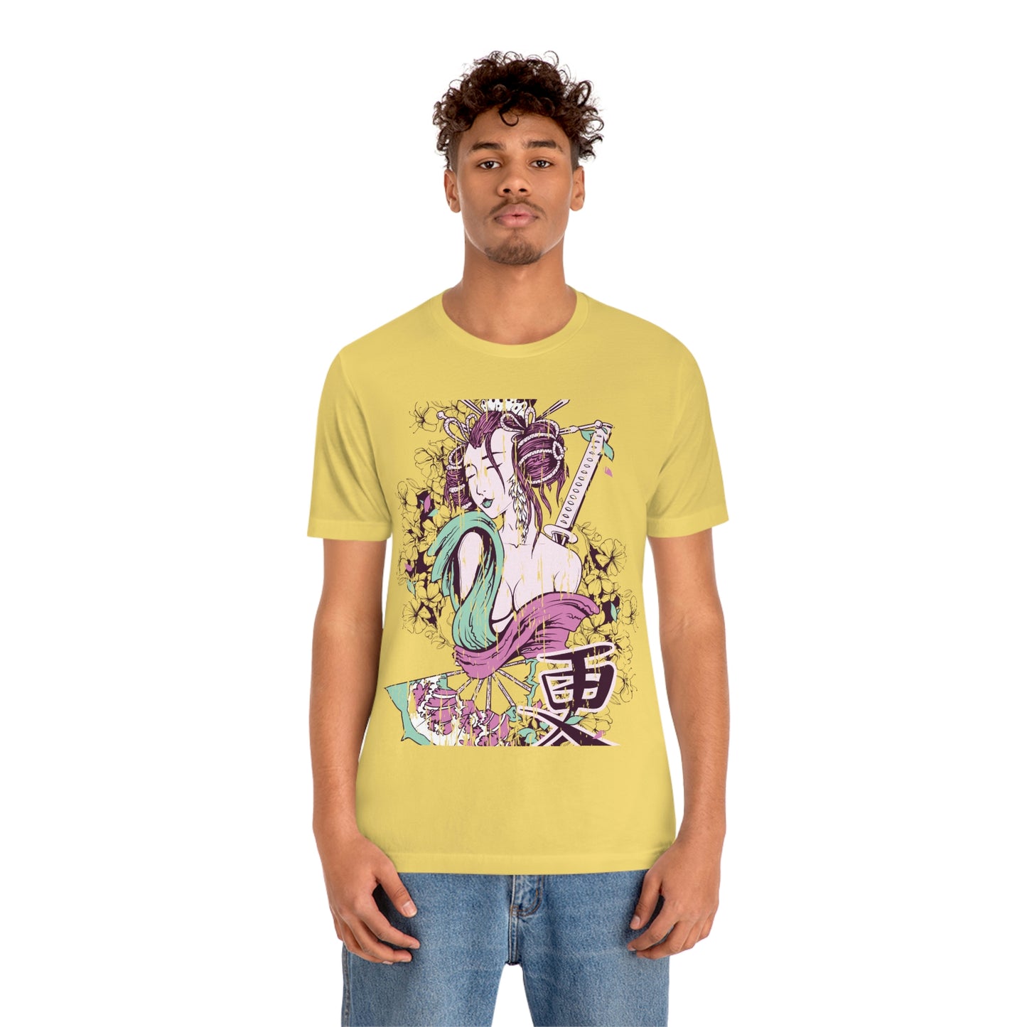 Geisha Girl, Unisex Jersey Short Sleeve Tee