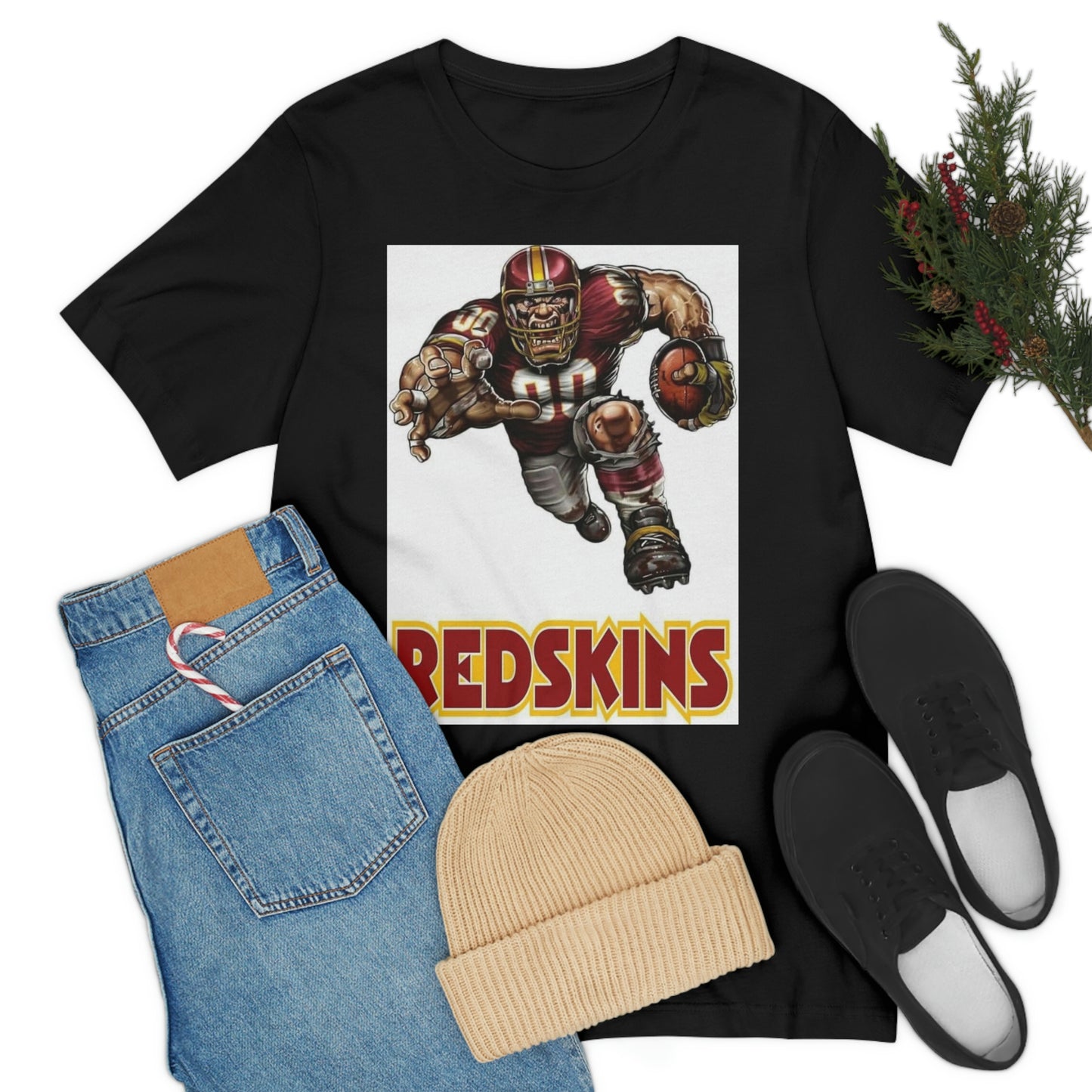 Redskins Football Sports Team Jersey Short Sleeve Tee