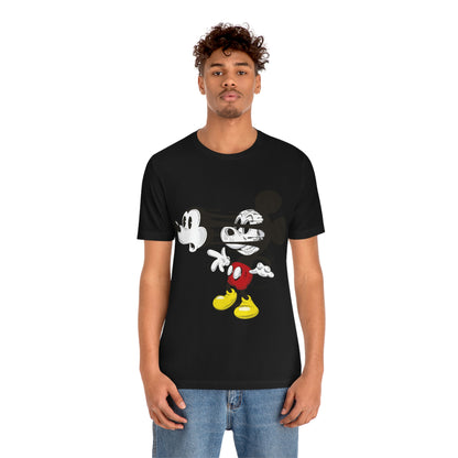 Losing Face Mickey, Unisex Jersey Short Sleeve Tee