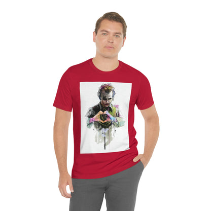 Man Who Stole Our Hearts, Joker Unisex Jersey Short Sleeve Tee