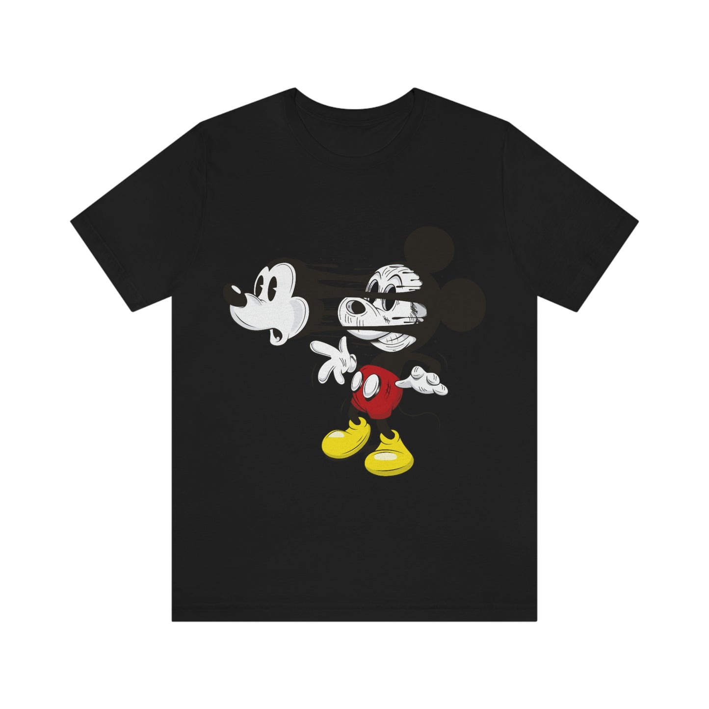 Losing Face Mickey, Unisex Jersey Short Sleeve Tee