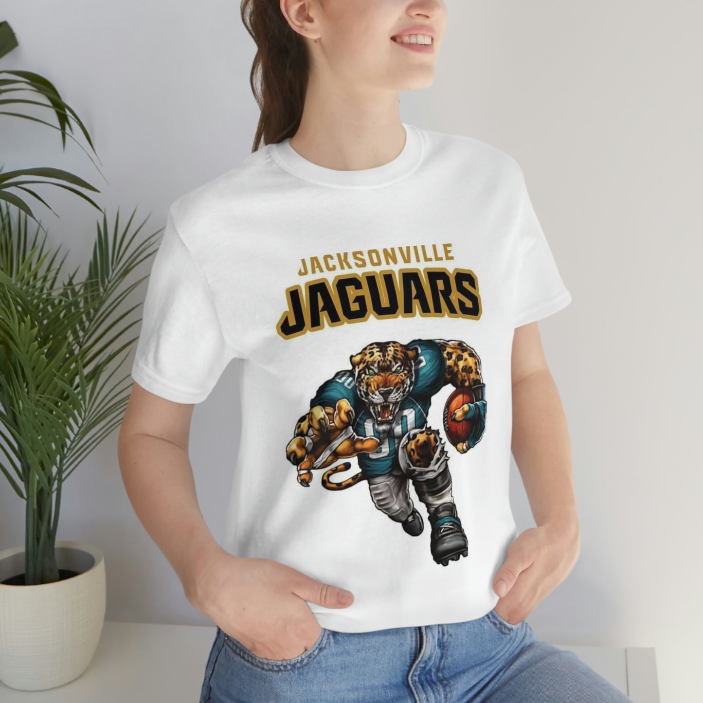 Jacksonville Florida Football Sports Team Jersey Short Sleeve Tee